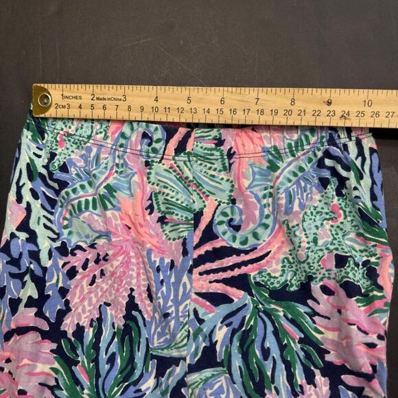 Lilly Pulitzer Seahorse Mermaid Nautical Print Kids PJs Sammie Set Pajamas Sz 8 - Picture 13 of 15